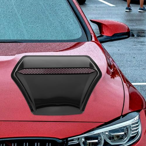 Capó universal para coche con panel de toma de aire y rejilla de ventilación de motor 5