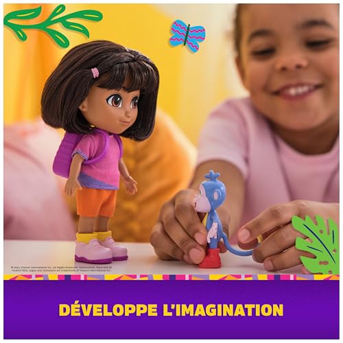Spin Master Poupee Dora 15 Cm + Figurine Babouche Dora - vue 8