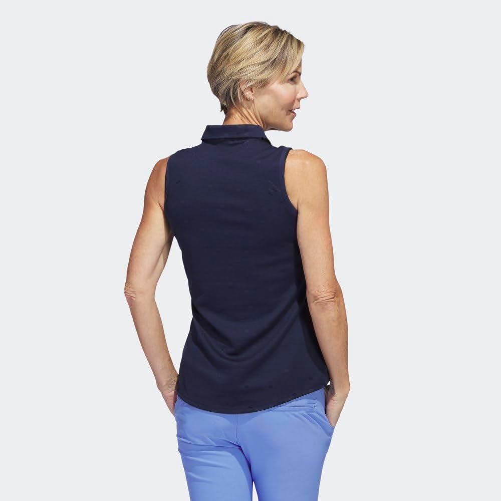adidas W Spacedye Sleeveless Polo - Image 3