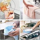 EigPluy Microfiber Cleaning Cloth,11 Pack Dish Cloths,24 * 24cm Dish Towels,Super Soft and Absorbent Kitchen Dishcloths,Fast Drying Microfiber Kitchen Towels,Cotton Dish Rags (Mix Color) - Image 7