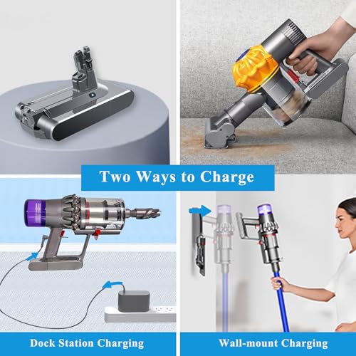 5.8Ah V11 SV14 Battery Replacement for V11 Screw-in Battery【Not for Click-in Type】 25.2V Compatible with V11 Animal Cordless Vacuum Screw in Type