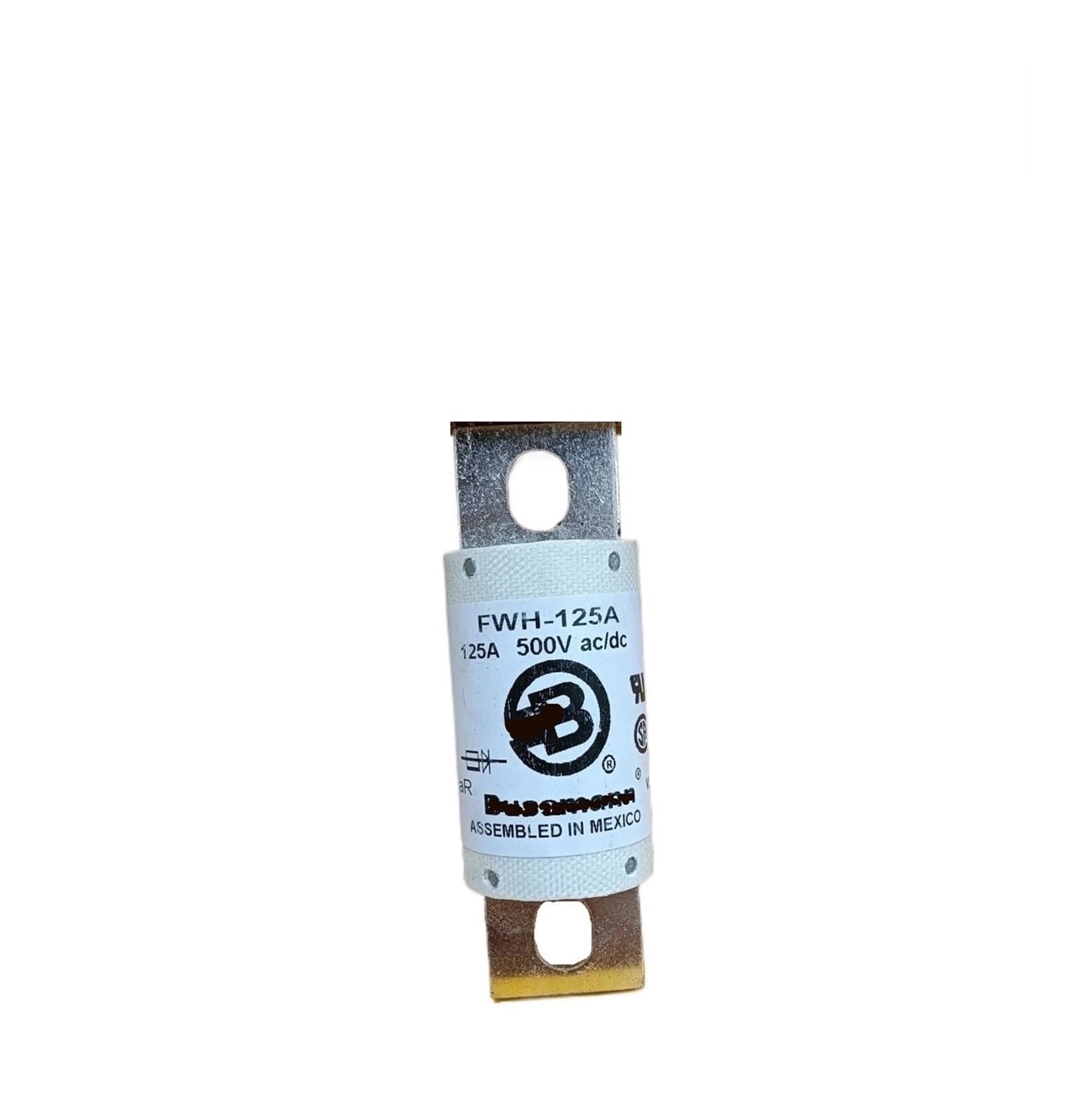 Fusible 500V 125A cartouche cylindrique industrielle de protection électrique