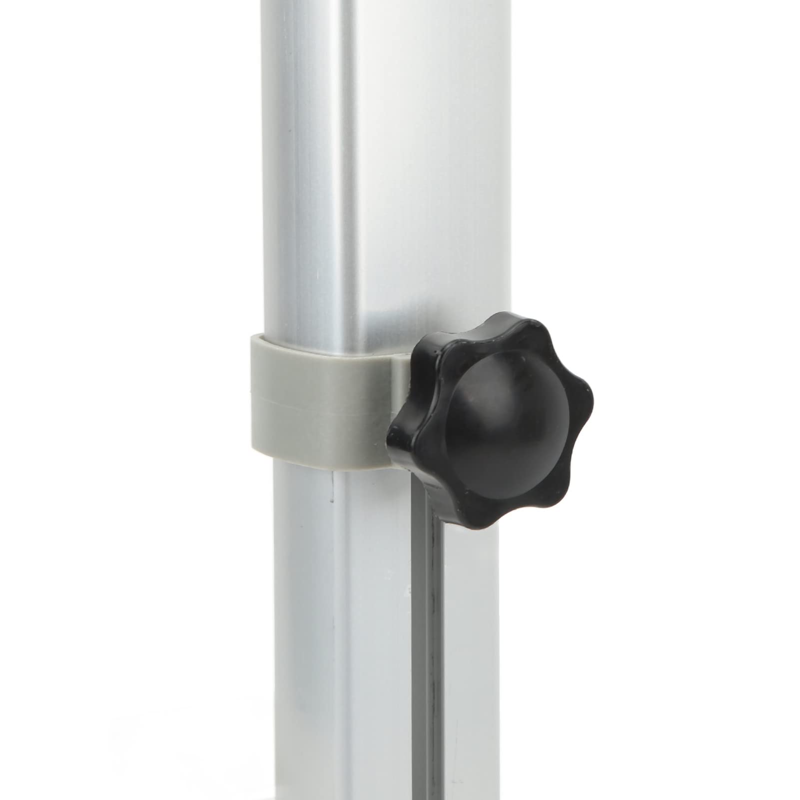Fockety Pied de Table Réglable, Piédestal de Table pour Pieds de Bureau à Barre Télescopique en Alliage D'aluminium Réglable en Hauteur de 23,22 à 30,51 Pouces, Pied de Support de Barre