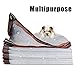 Produktbild QI-CHE-YI Tarps, Kunststoff Tarp mit Tüllen, 5mils Multi Purpose Plane, für Auto-Boots-Trailer Garten Funiture Haystack Maschine Camping Ground Blatt,4x5m