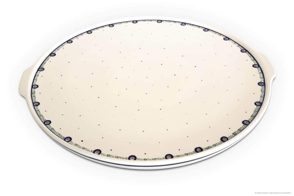 Plaque à gâteau Bunzlauer 114 grand plat à tarte rond céramique Ø 40 cm pour four