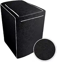 Capa Protetora para Máquina de Lavar, Courino, 6 a 17 kg, Todas as Marcas (Preto, G)
