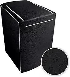 Capa Protetora para Máquina de Lavar, Courino, 6 a 17 kg, Todas as Marcas (Preto, G)