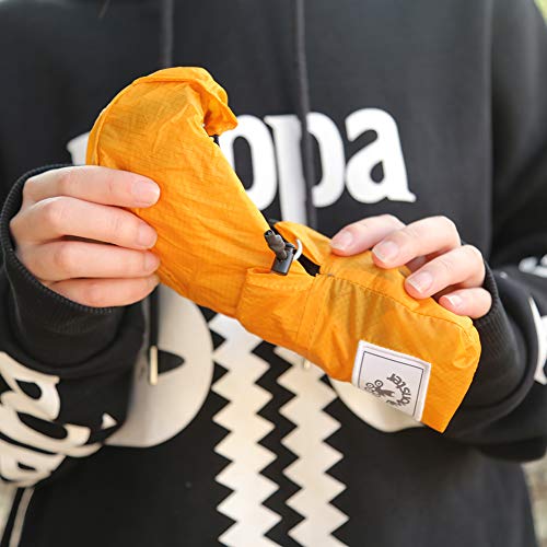 4Monster 2L Gürteltasche Wasserabweisend, Tragbare Bauchtasche Ultraleicht, Portable Hüfttasche für Damen Herren Outdoor Sport Reise Wandern (Orange, 2L)