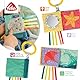 Fehn Mini-Knisterbuch Tintenfisch – Mini-Fühlbuch mit Natur-Motiven: 6 Seiten mit spannenden Materialien & Funktionen zum Fühlen, Greifen und Staunen - EIN Perfekter Begleiter für zuhause & unterwegs