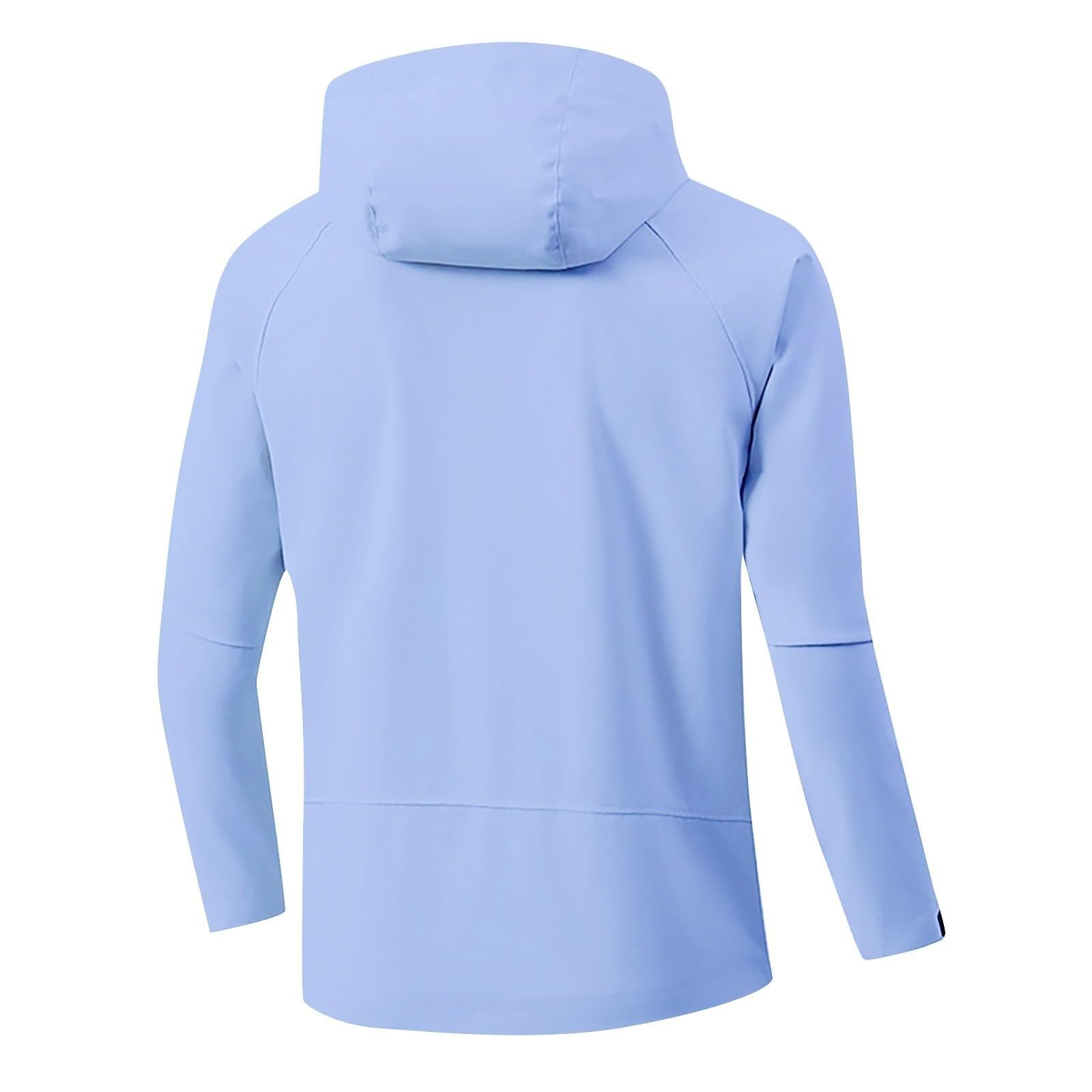Chaqueta Impermeable Mujer con Capucha Color Sólido - Cortavientos Mujer Impermeable De Cremallera Transpirable Senderismo Slim Fit Chaquetas Trekking Ligera Raincoat con Bolsillo