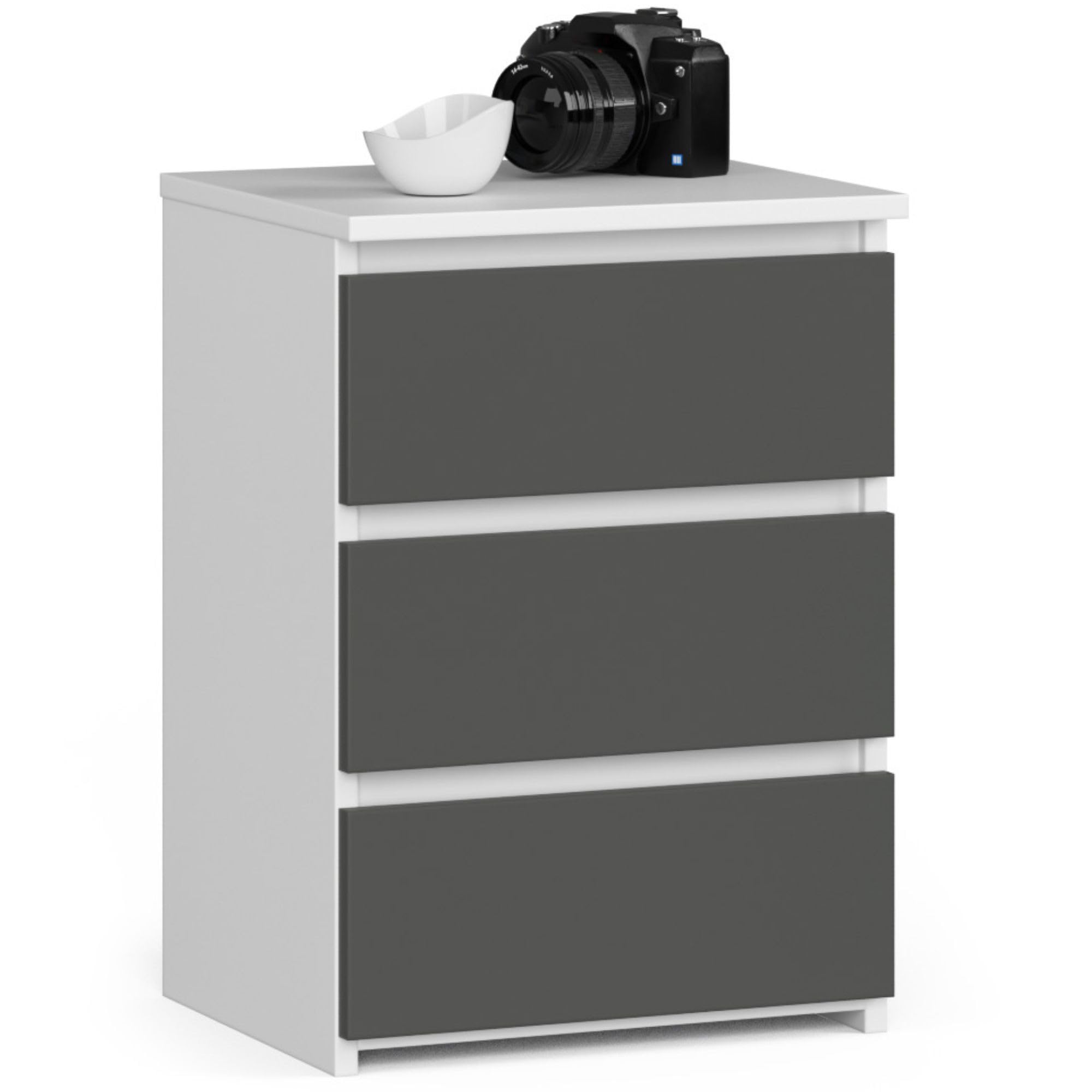 AKORD | Nachtkastje CL-3 met 3 laden | 35 x 40 x 57 cm, 26 kg