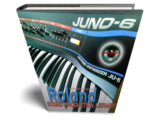 from Roland Juno-6 - Large unique WAVE/Kontakt Studio Samples Library on 2DVDs or download
