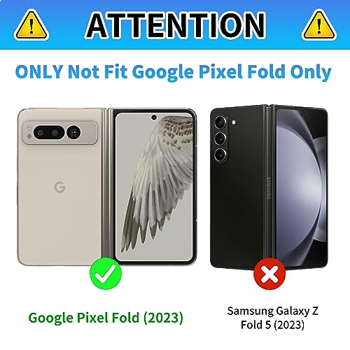 Cgfghhuy For Google Pixel Fold Case 2023 Slim Lightweight Hard Pc Shook Proof Protective Phone Case Cover For Google Pixel Fold 5G thumb #2