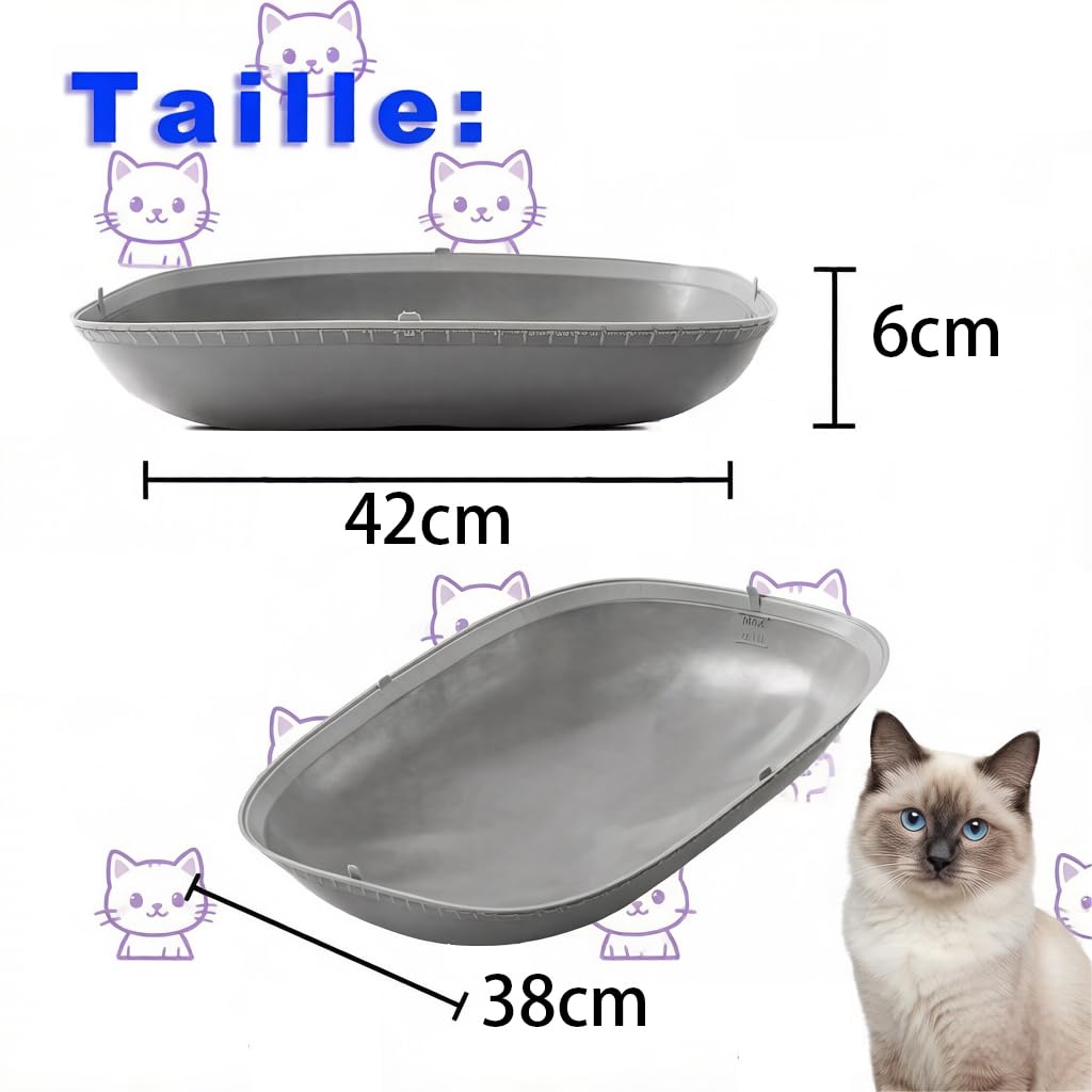 Tapis de rechange en silicone spécialement conçu pour les bacs à litière électriques autonettoyants, imperméable, antidérapant et facile à nettoyer, adapté aux bacs à litière automatiques