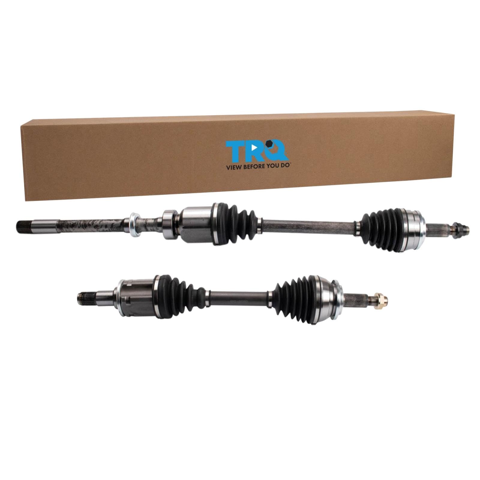 TRQ Front Driver and Passenger Side CV Axle Assembly Set 2 Piece
