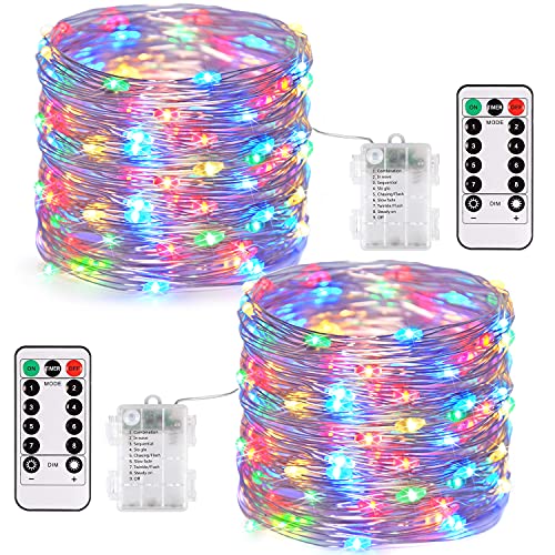Guirlande lumineuse multicolore à piles pour sublimer vos soirées en intérieur