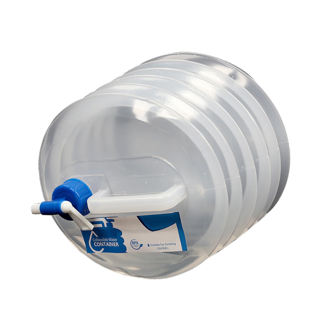 OSOLADY Emergency Storage Bag Collapsible Water Bag Camping Supplies Hiking Water Carrier Portable Pe Material Bucket