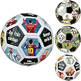 Personalisierter Fußball mit Namen und Foto Text, Individuelles Trainingsball Fussball Geschenke für Jungen, Sohn, Tochter, Papa, Trainer, Fans – Geburtstag, Weihnachten, Vatertag,Abschlussfeier
