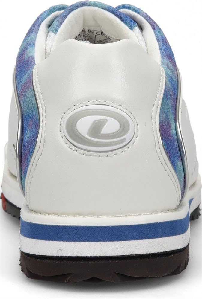 Dexter SST 8 Pro Damen-Bowlingschuhe, Weiß/Blau/Batikfärbung, Bowlingschuhe