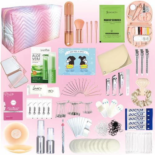 Wedding Emergency Kit 60+ Bridal Emergency Kit for Wedding Day Items Wedding Must-Have Essentials for Bride Women Mini Travel Survival Supplies for Gifts