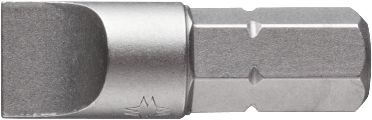 Wera Series 1 800/1 TZ Sheet Metal Bit, Slotted 1.6mm Head x 1/4" Drive