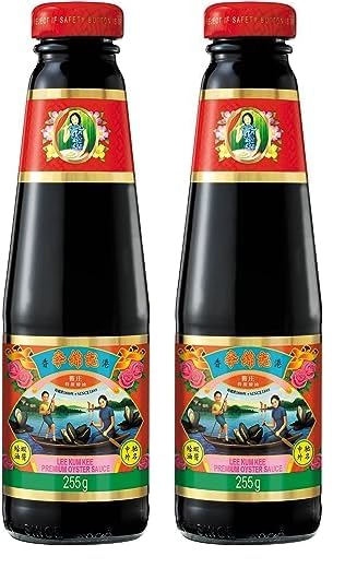 Lee Kum Kee Premium Austernsauce – Würzsauce mit Austerngeschmack – 1 x 255 g (Packung mit 2)
