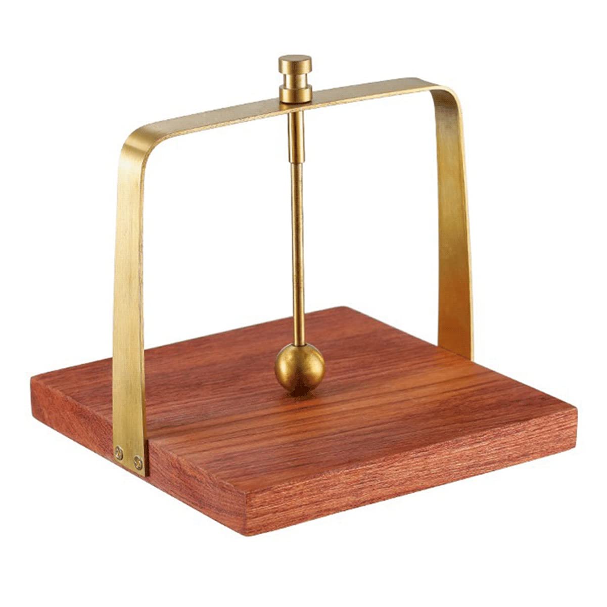 uchwyt na serwetki, Uchwyt na serwetki z kulką dociskową do blatów kuchennych, stołu jadalnego, piknikowego(Gold,17cm)