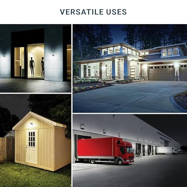 PARMIDA Mini LED Wall Pack Light 26W 5000K Black