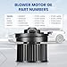 SYKRSS HVAC Blower Motor 700253 Compatible with Nissan Rogue 2008-2013,2007-2012 Sentra, PM9377 27225ET00A 27225JD00A A/C Blower Motor Assembly for 2014 2015 Rogue Select