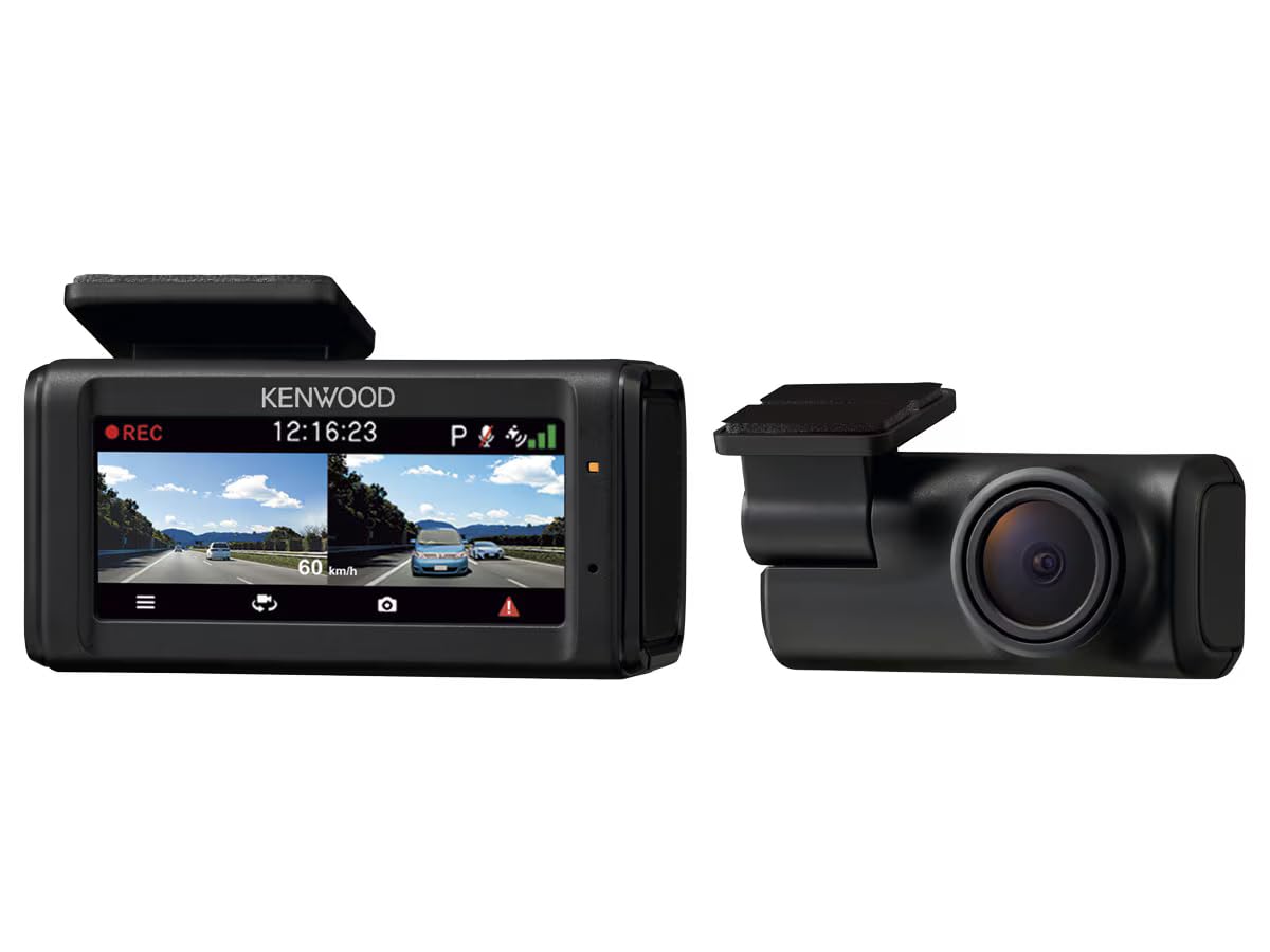 Amazon.co.jp: ケンウッド(KENWOOD) 前後撮影対応 2カメラドライブ