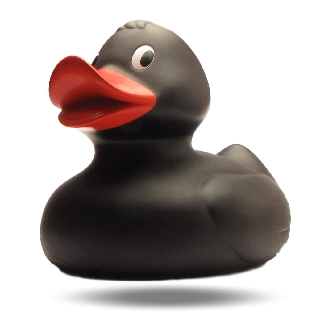 XXL-Badeente Amelie schwarz 31cm I Quietscheente I DUCKSHOP