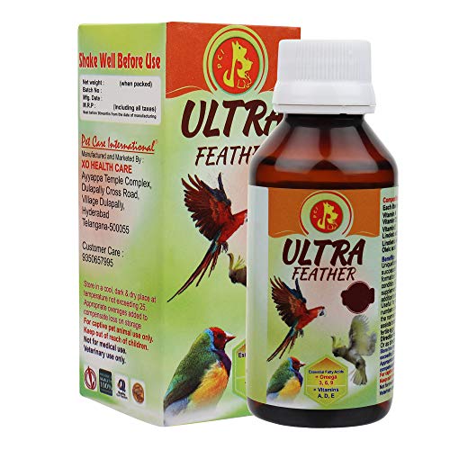 Image of Pet Care International (PCI) Ultra Feather || Provide Healthy Feather for Healthy Bird Wings (30 ML, Ultra Feather)