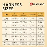 Hundegeschirr - hundegeschirr kleine Hunde - XXS - Flamingo Harness Step&Go Bento Beige