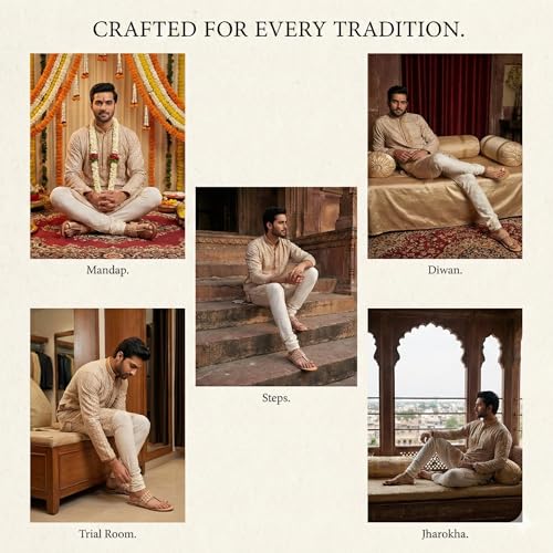Image of Kolhapuri Chappal for Men Original, Pure Leather Handcrafted Traditional Kolhapuri Chappal for Man Formal Footwear for Weddings & Parties, Ethnic Wear & Daily Comfort
