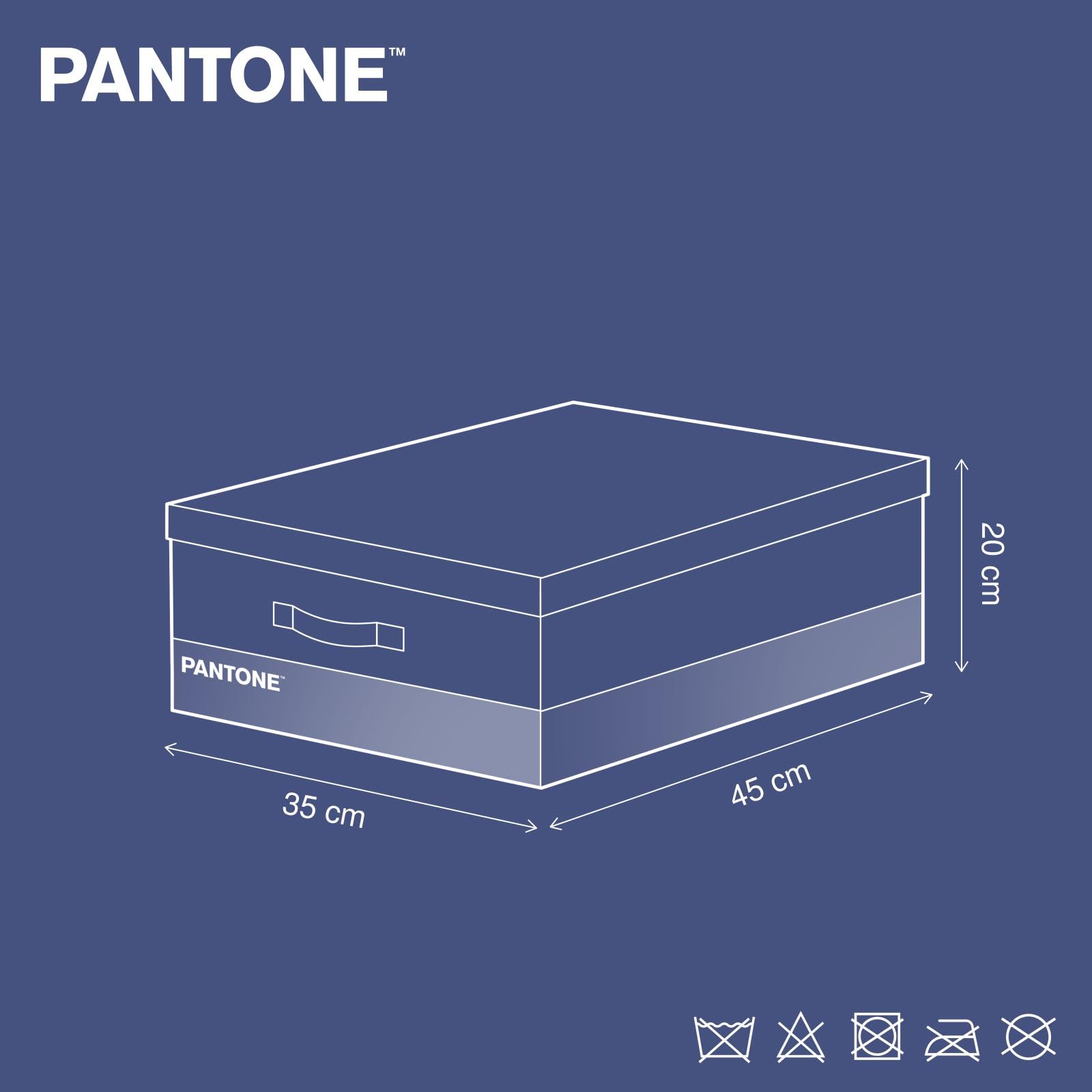 PANTONE Organizer do szafy, oszczędność miejsca, pudełko do przechowywania rzeczy i ubrań z kieszenią na perfumy, schowkiem na zabawki dla dzieci i składane ubrania, pudełka do przechowywania do szafy