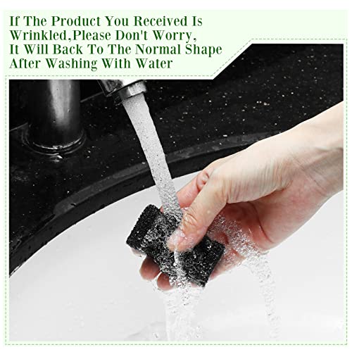 80 Pcs Cat Fountain Sponge Filter Pet Fountain Replacement Foam Filters Cat Water Filter Cat Fountain Foam Filter For Cat Pet Dogs Fountain (Black) #TOP4