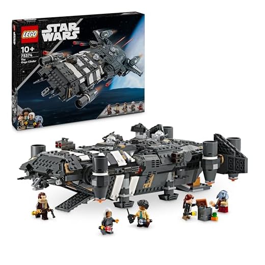 LEGO Star Wars: Skeleton Crew The Onyx Cinder Set, Collectible Building Toy for 10 Plus Year Old Boys & Girls, Includes 5 Character Minifigures, Gift Idea for Kids and fans 75374