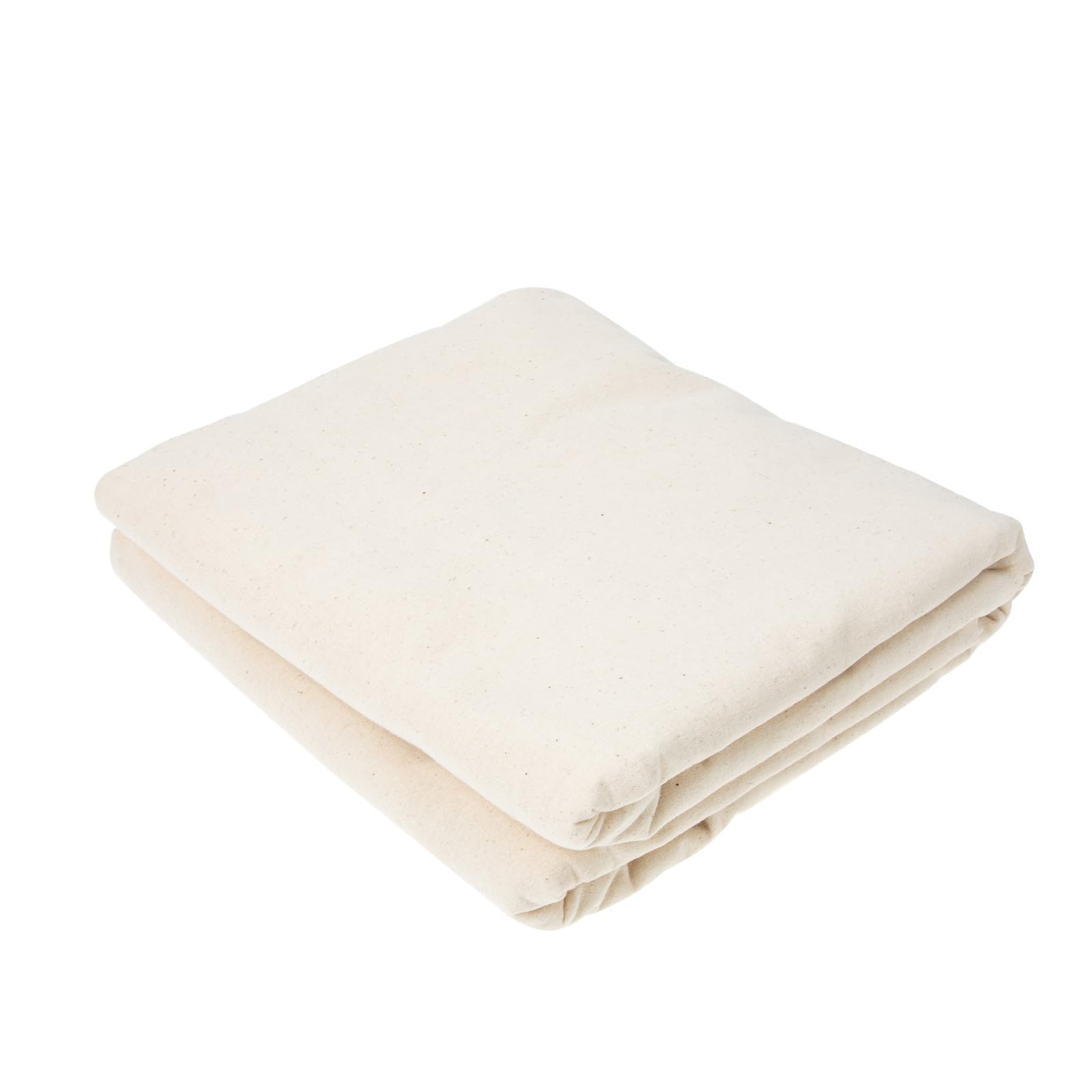 Kisangel Toile de Protection en Coton Beige pour Meubles et Sols, Résistante et Réutilisable, pour Projets de Peinture DIY et Rénovation Maison