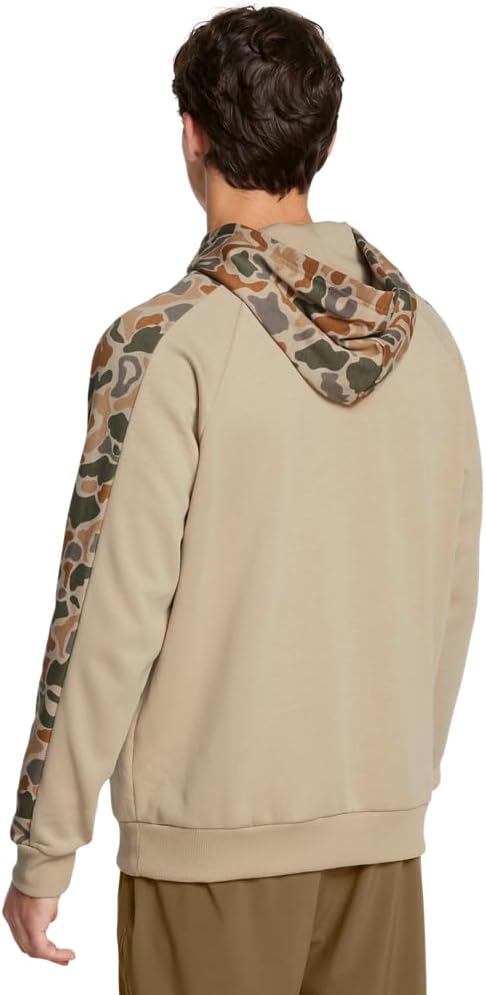 Under Armour Men’s Rival Fleece Camo Blocked Hoodie | Ultra-Soft Cotton Blend Hoodies for Men with Kangaroo Pocket - Image 2