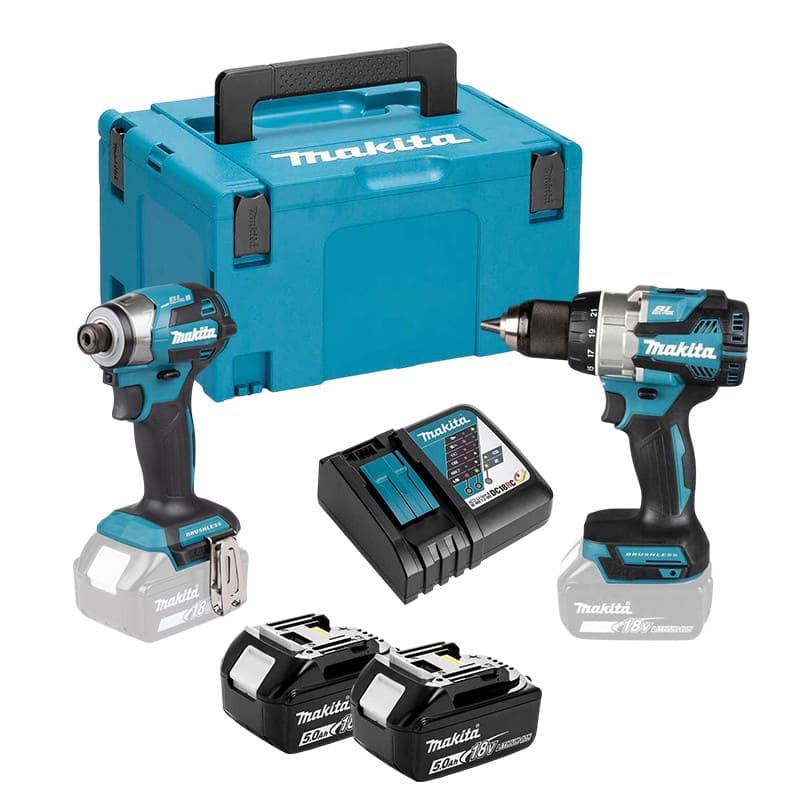 Combopack 2 outils 18V (2x5.0 Ah) (DDF489 + DTD173) - MAKITA DLX2527TJ
