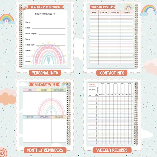 Cahier de notes enseignant anti-bavure papier 100g couverture rigide - 4
