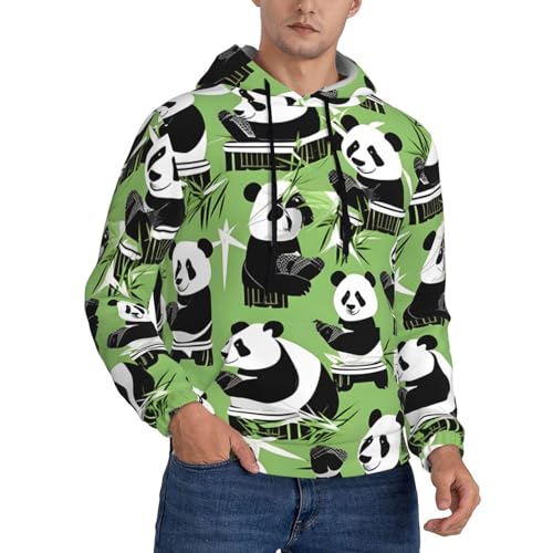Sweat à capuche panda en bambou pour vos journées décontractées