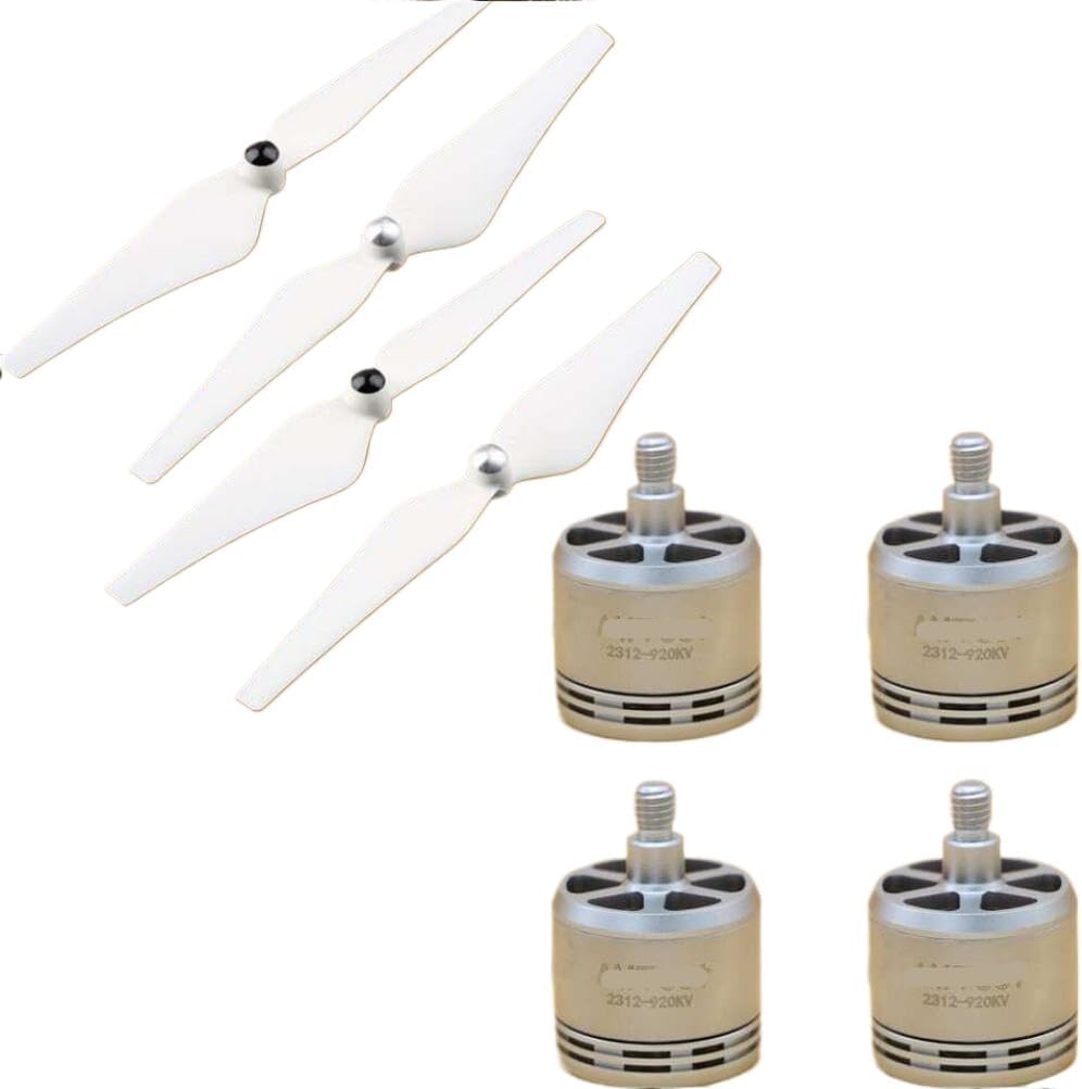 4pcs 2312 920kv Brushless Motor CW CCW 9450 Propeller Compatible with F450 F550 S500 SK500 500mm 550mm RC Quadcopter(4 Motor 4 Props)