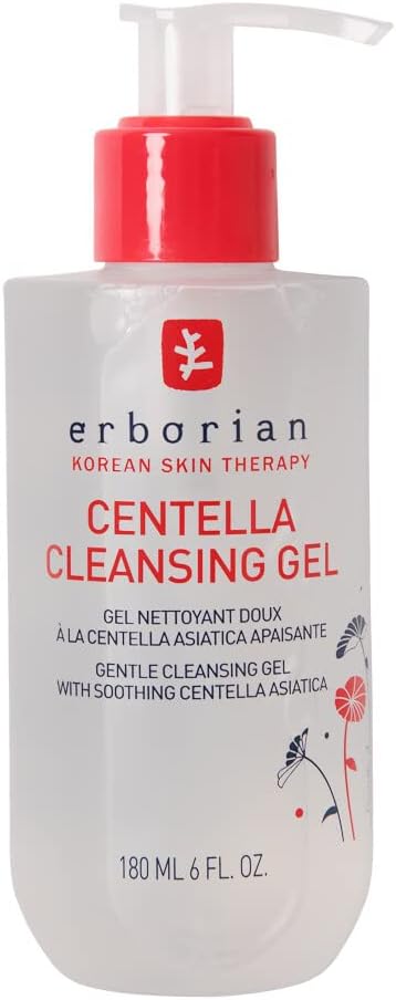 Erborian, Centella Cleansing Gel, Gentle Cleansing Gel for Face with Centella Asiatica, All Skin Types, Korean Cosmetic Care