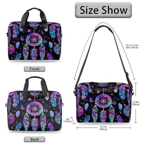 Maletín étnico Dreamcatcher para laptop 15.6 pulg miniatura 6