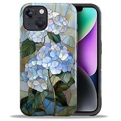 Blue Hydrangea Stained Glass