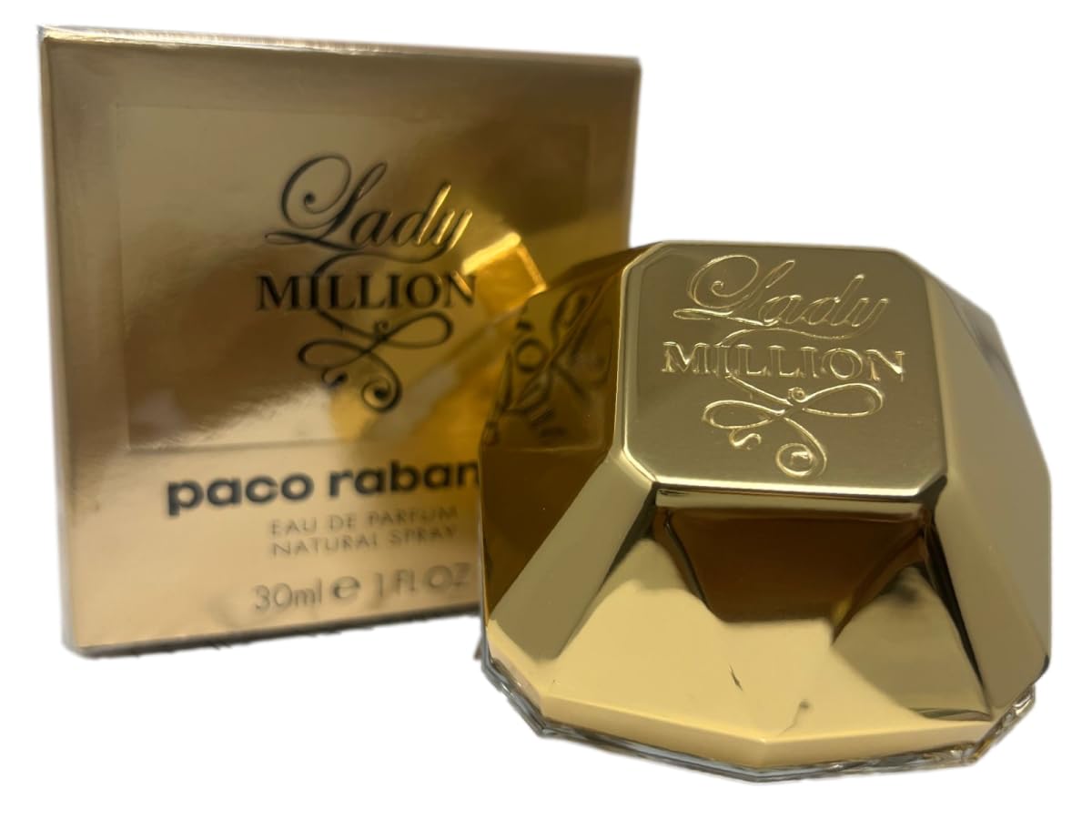 paco rabanneLady Million Eau de Parfum Spray For Women Black 30 ml (Pack of 1)