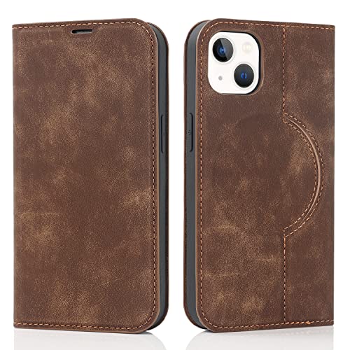 QLTYPRI Wallet Case for iPhone 14 Plus (6.7 inch) Compatible with Magsafe Charger
