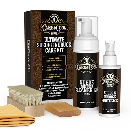 Care & Cool Ultimate Suede & Nubuck Care Kit, Complete 6-Piece System