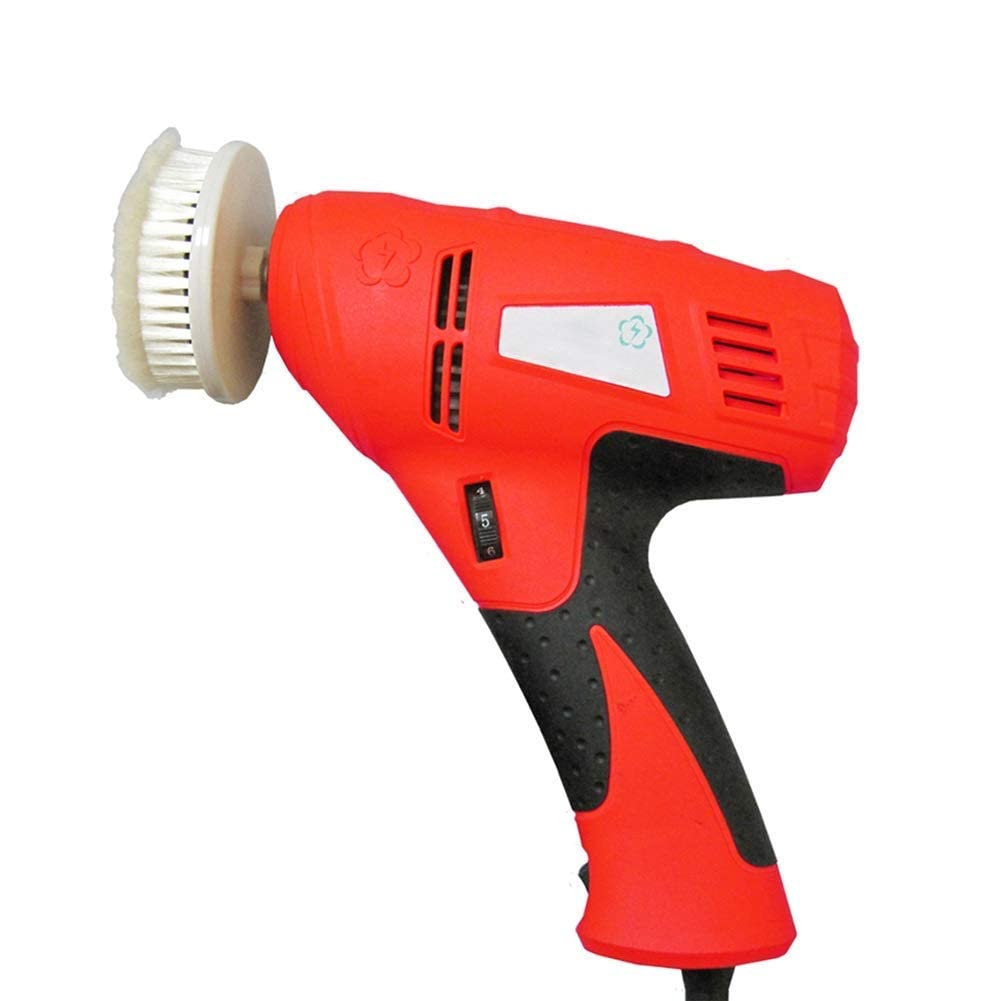 Lucidascarpe Elettrico Ricaricabile USB - Kit Con 6 Testine Per Scarpe, Borse E Divani In Pelle - Foto 8